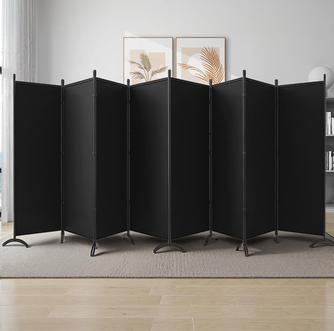 Partition Screen Divider - Room Divider-Folding Privacy Screens, 6 ft