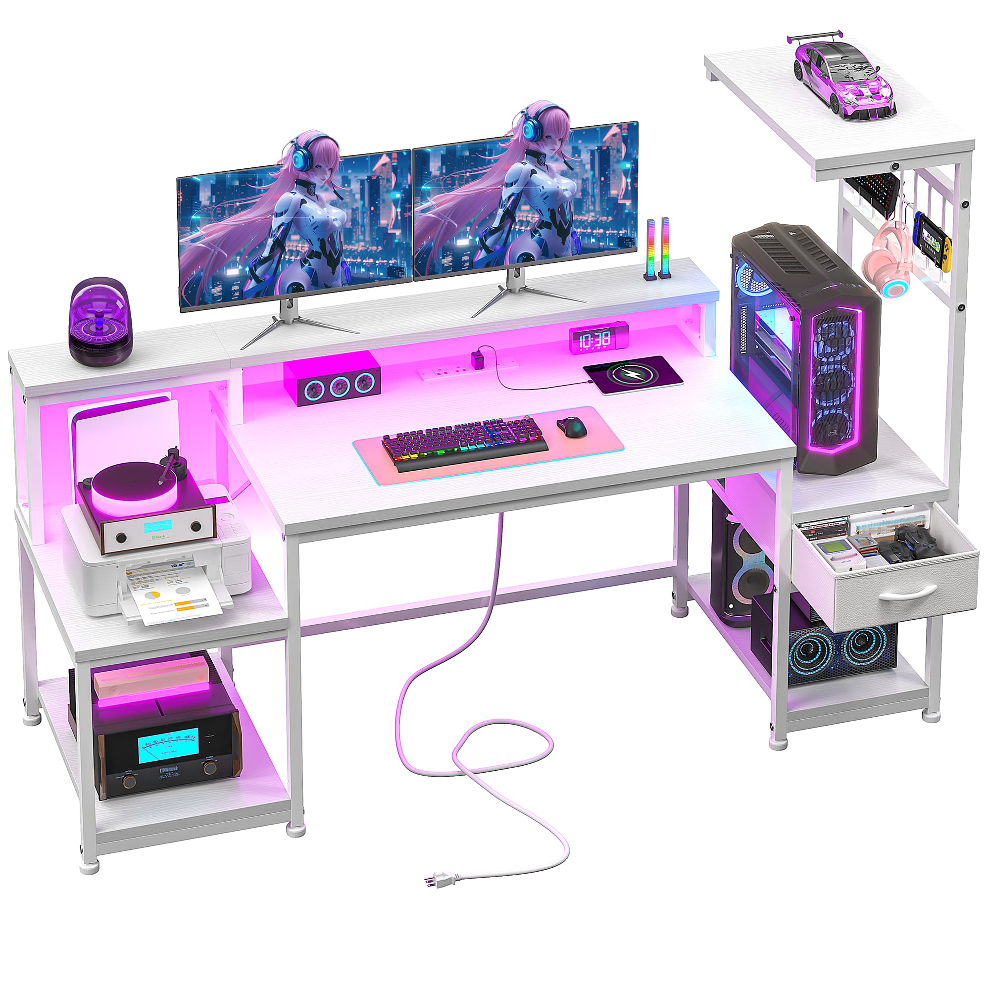 EnHomee 55“ LED Gaming Compute - Office Furniture Outlet recension och pris
