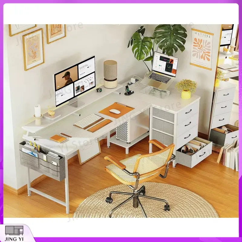 L Shaped Computer Desk 160x80c - Office Furniture Outlet recension och pris