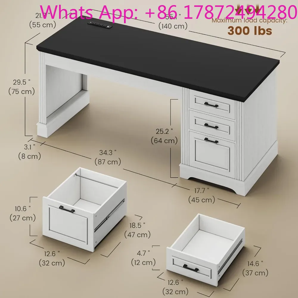 Computer Desk with Storage Dra - Office Furniture Outlet recension och pris