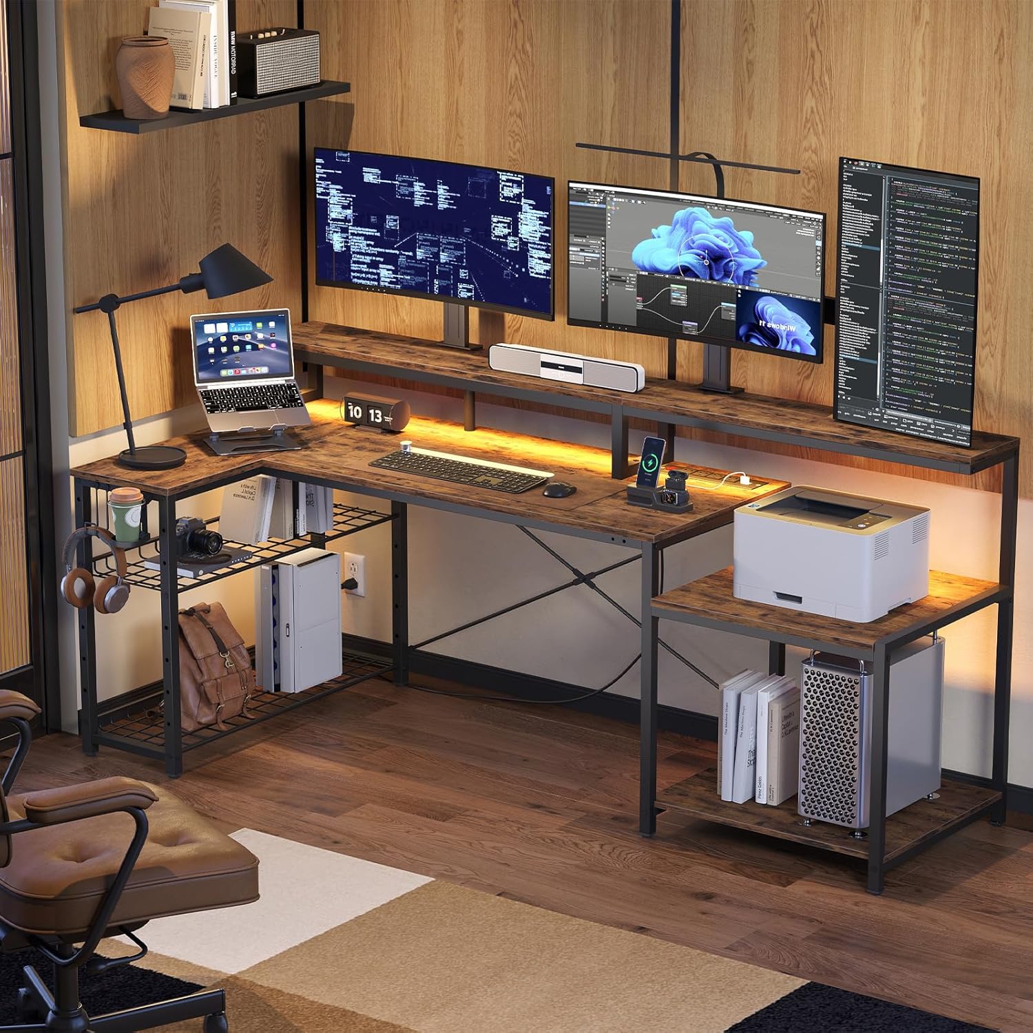 71.5 inch Computer Desk with P - Office Furniture Outlet recension och pris
