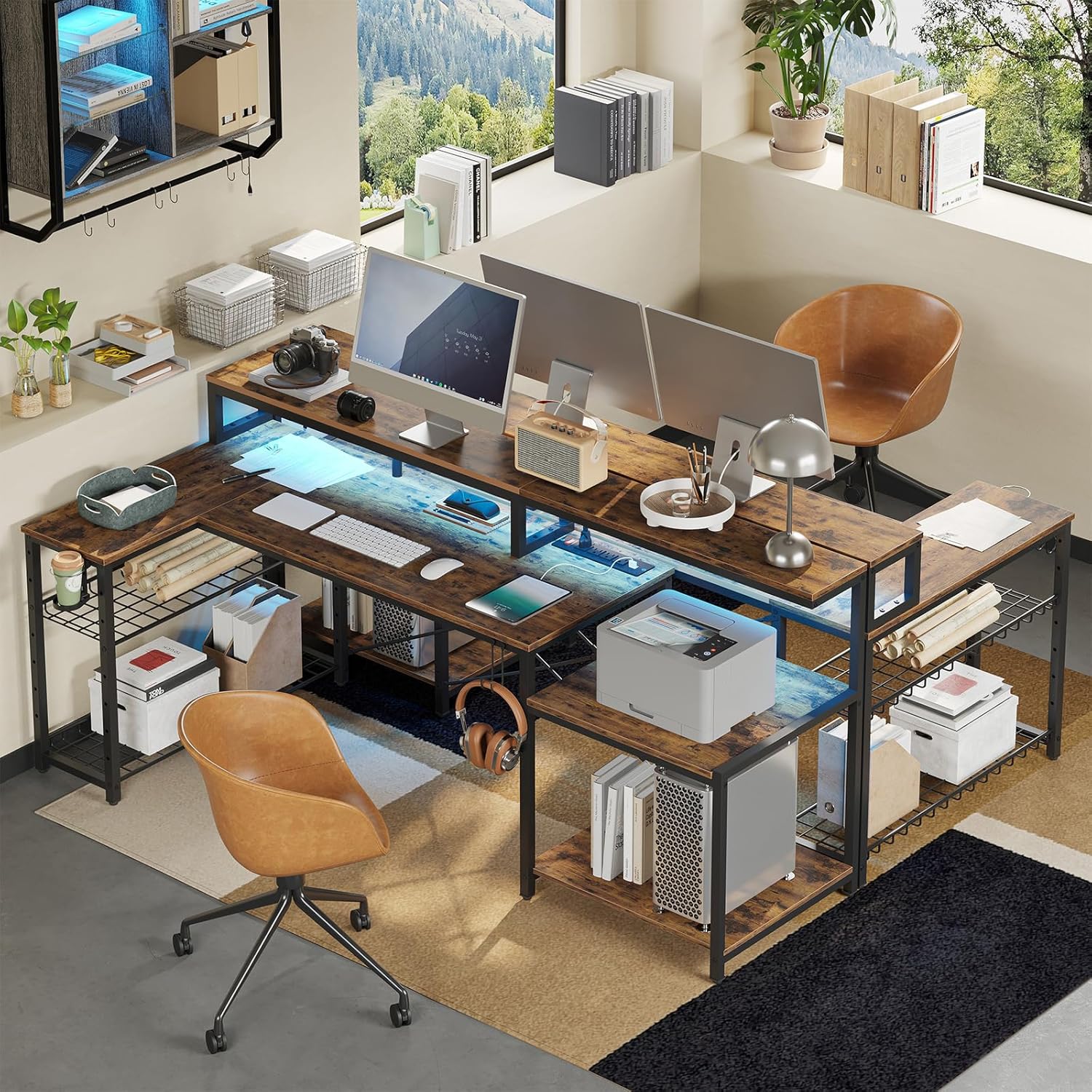 71.5 inch Computer Desk with P - Office Furniture Outlet recension och pris