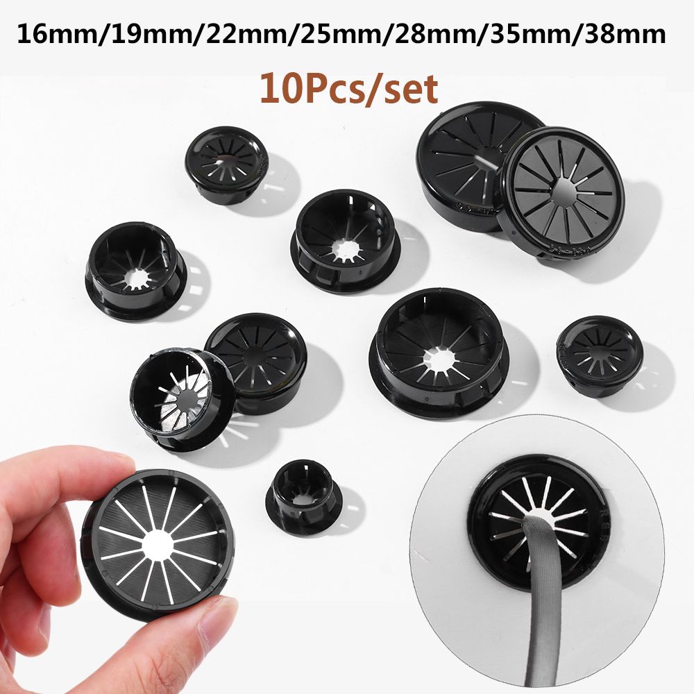 10pcs/set Plastic Cable Hole C - Office Furniture Outlet recension och pris