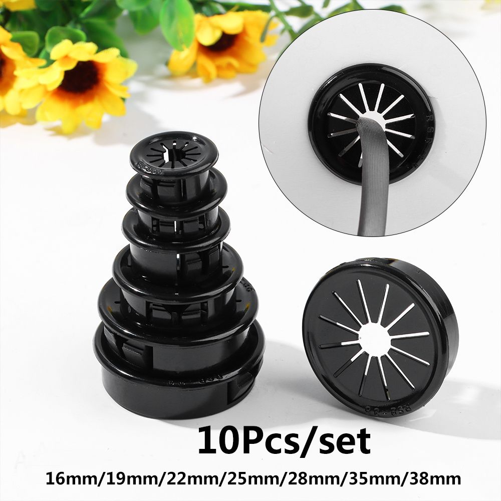 10pcs/set Plastic Cable Hole C - Office Furniture Outlet recension och pris