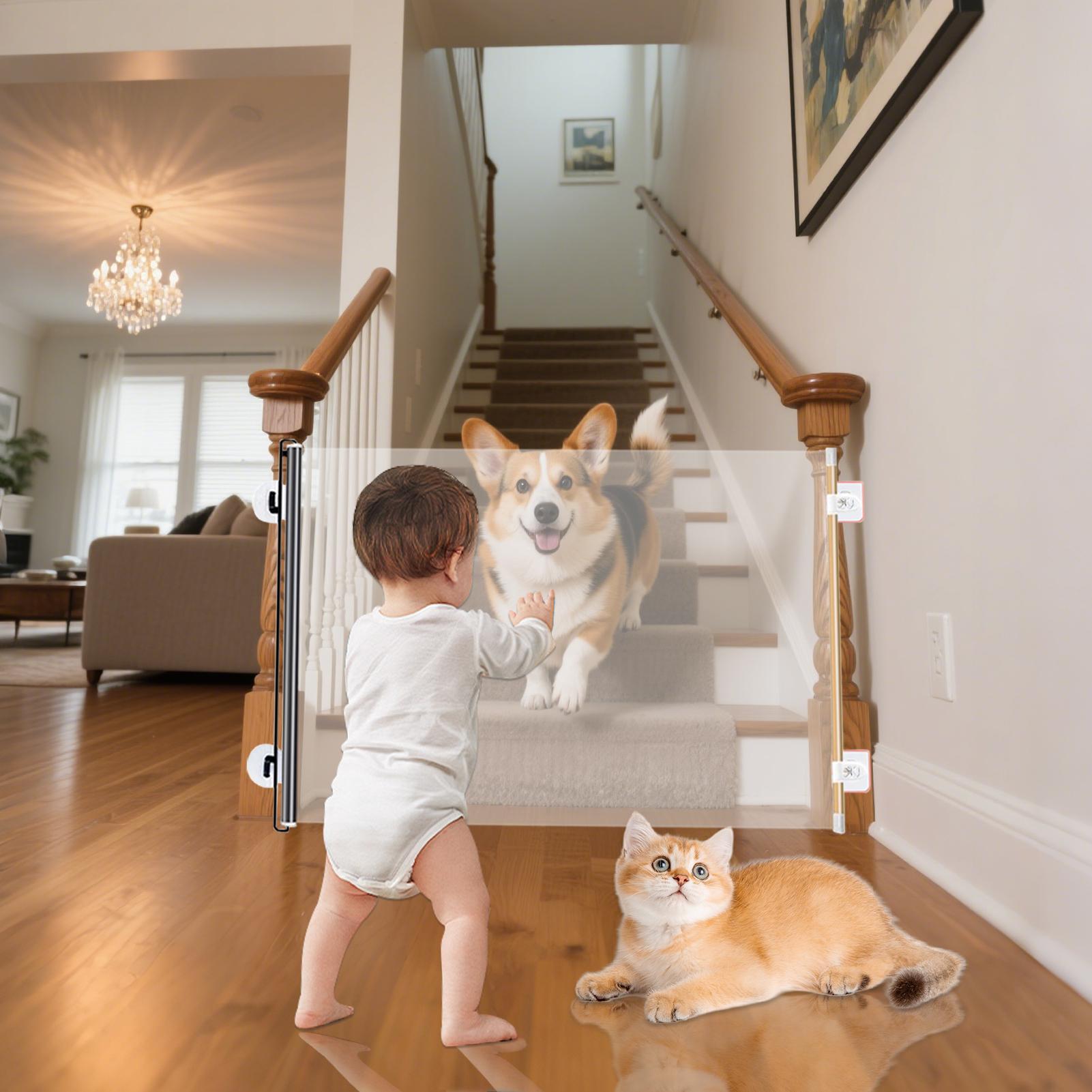 Pet Gate Retractable Portable  - Partition Screen Divider recension och pris