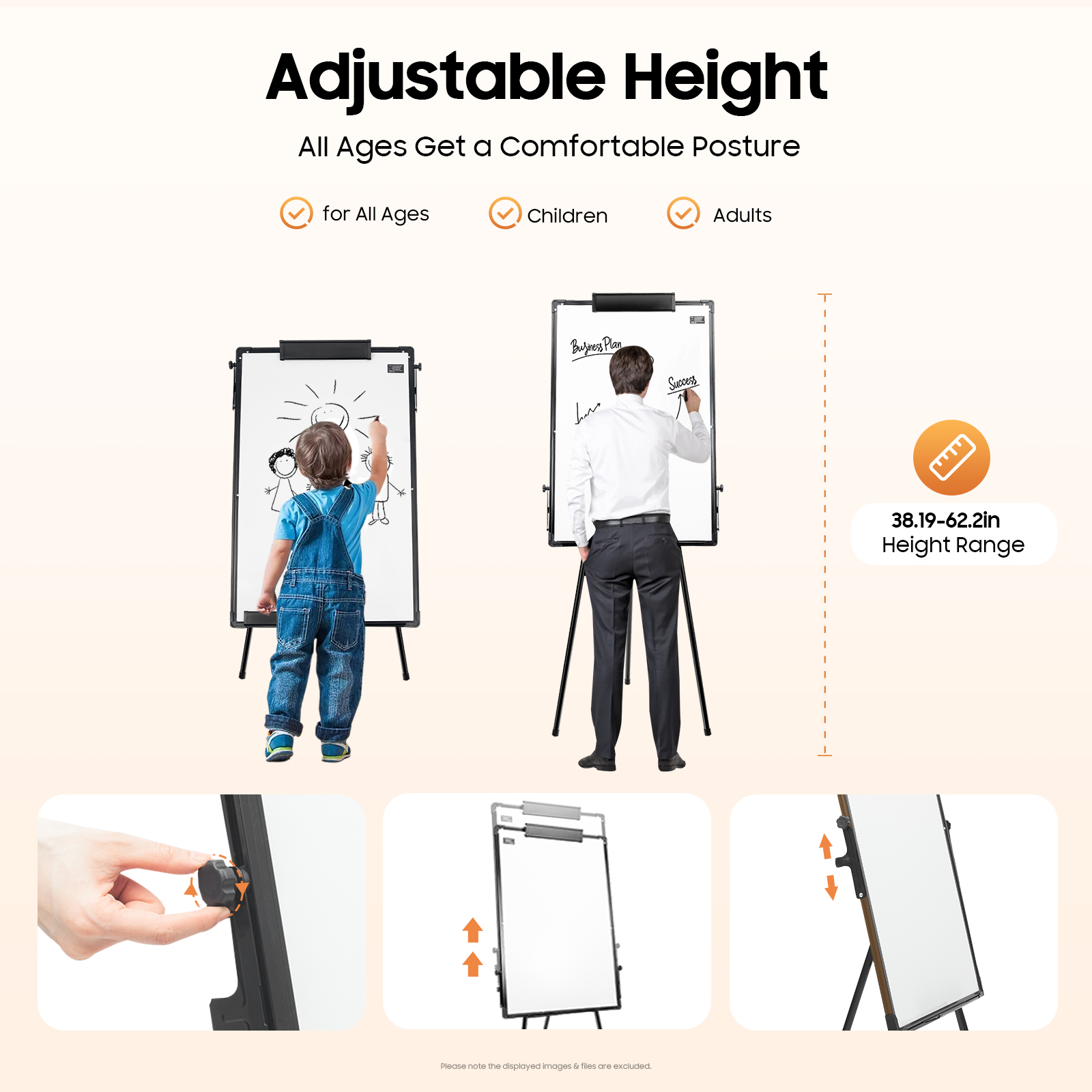 91 X 61 cm Whiteboard Easel St - Whiteboard Easel Tripod recension och pris