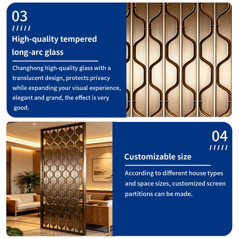 custom.Modern Design Stainless - Partition Screen Divider recension och pris