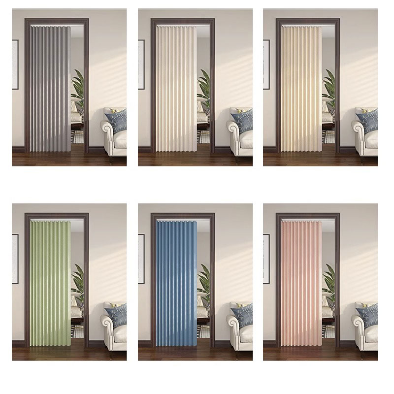 Folding Accordion Door Curtain - Partition Screen Divider recension och pris