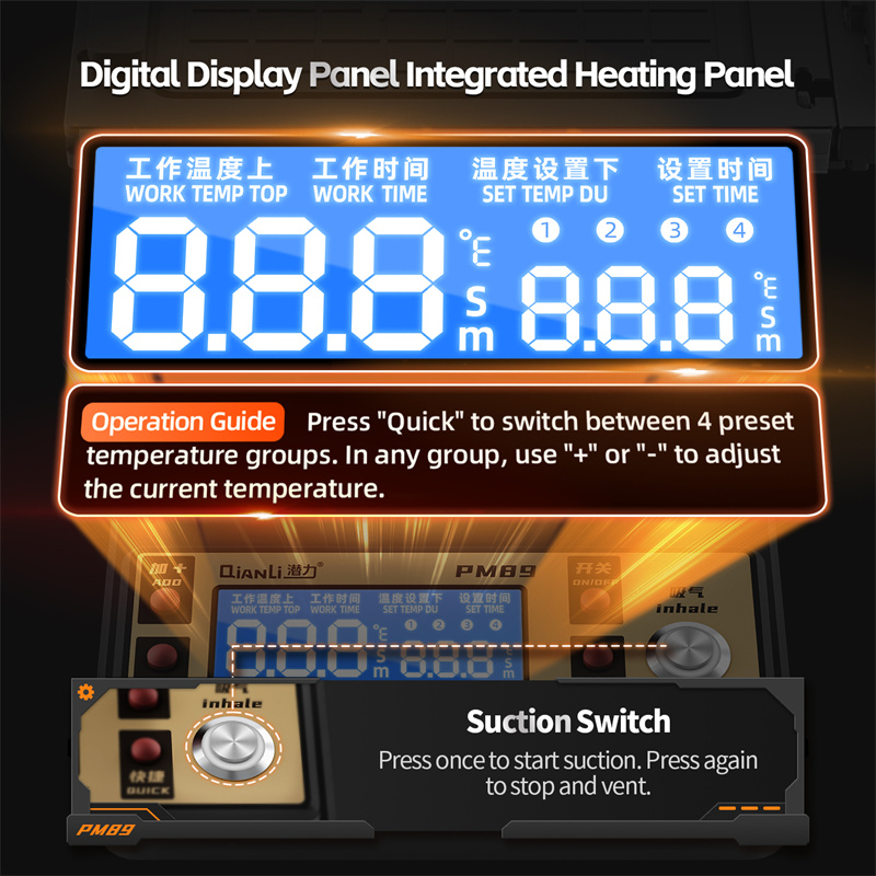 QianLi PM89 360° Rotating Heat - Partition Screen Divider recension och pris