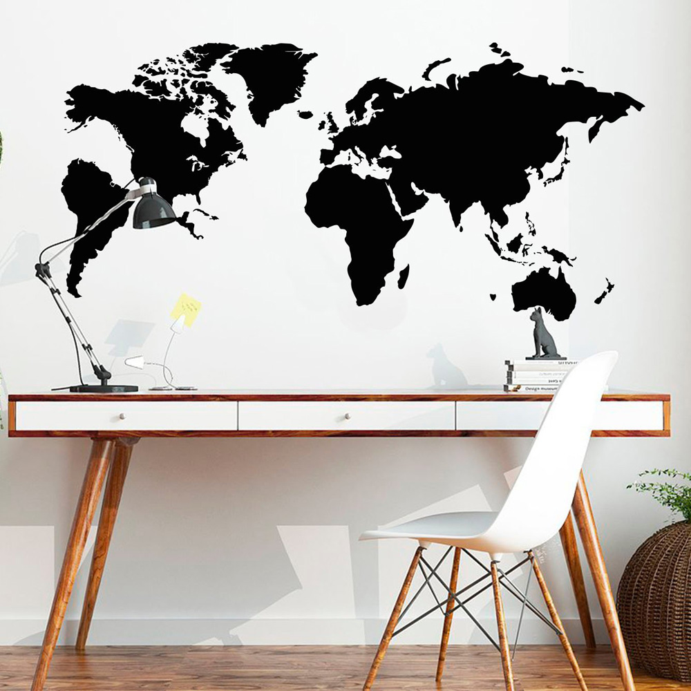 2021 New World Map wall sticke - Office Furniture World recension och pris