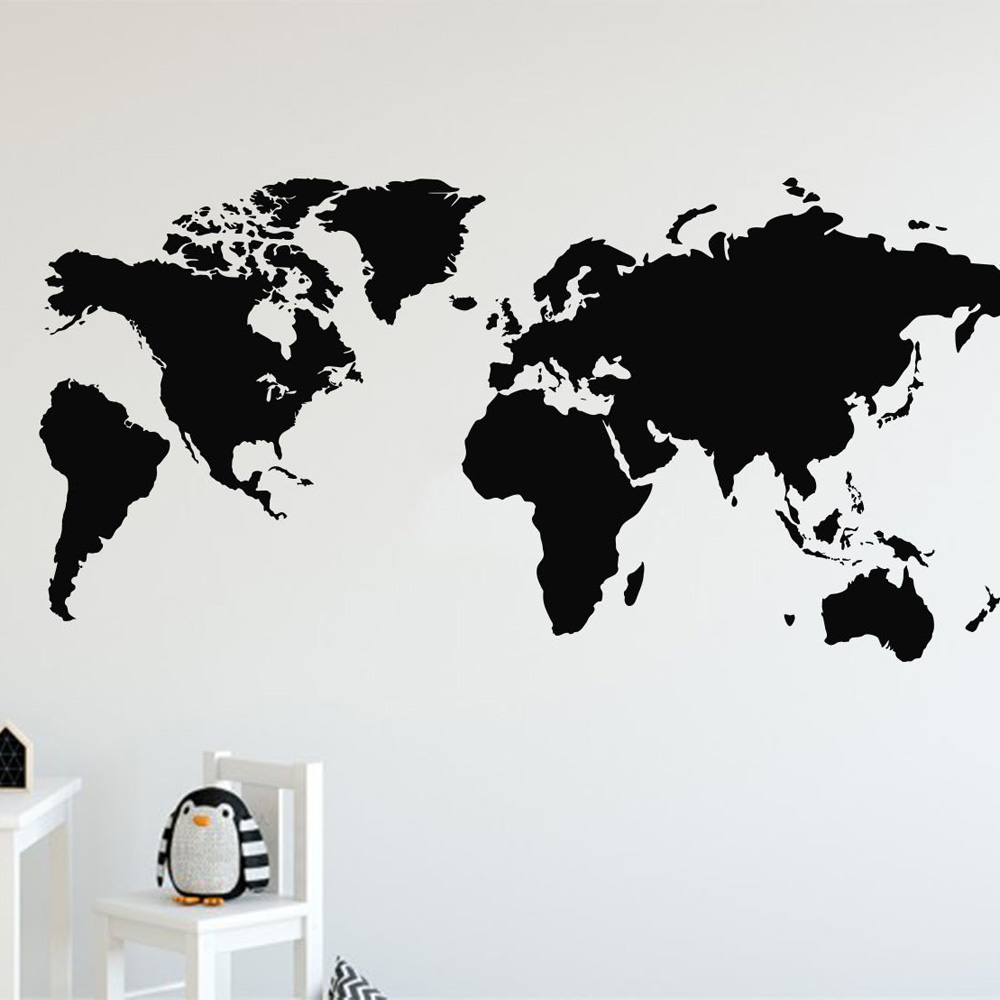 2021 New World Map wall sticke - Office Furniture World recension och pris