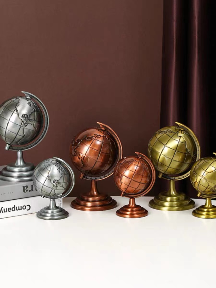 Vintage Globe Model Alloy Smal - Office Furniture World recension och pris