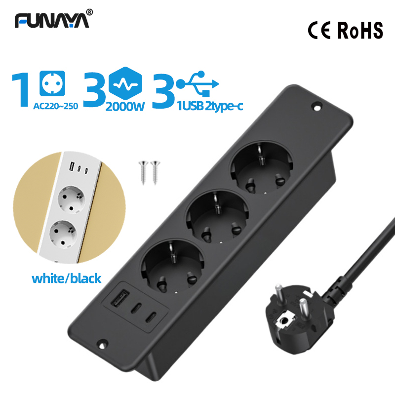 FUNAYA Built-in Socket EU KR w - Office Furniture Outlet recension och pris